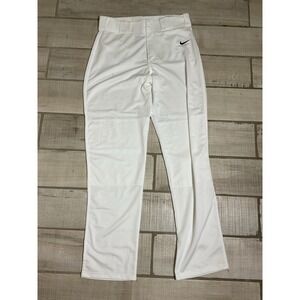 New Men Nike Pro AA9796-100‎ Core Baseball Pants Tight Fit Mid Rise Large White